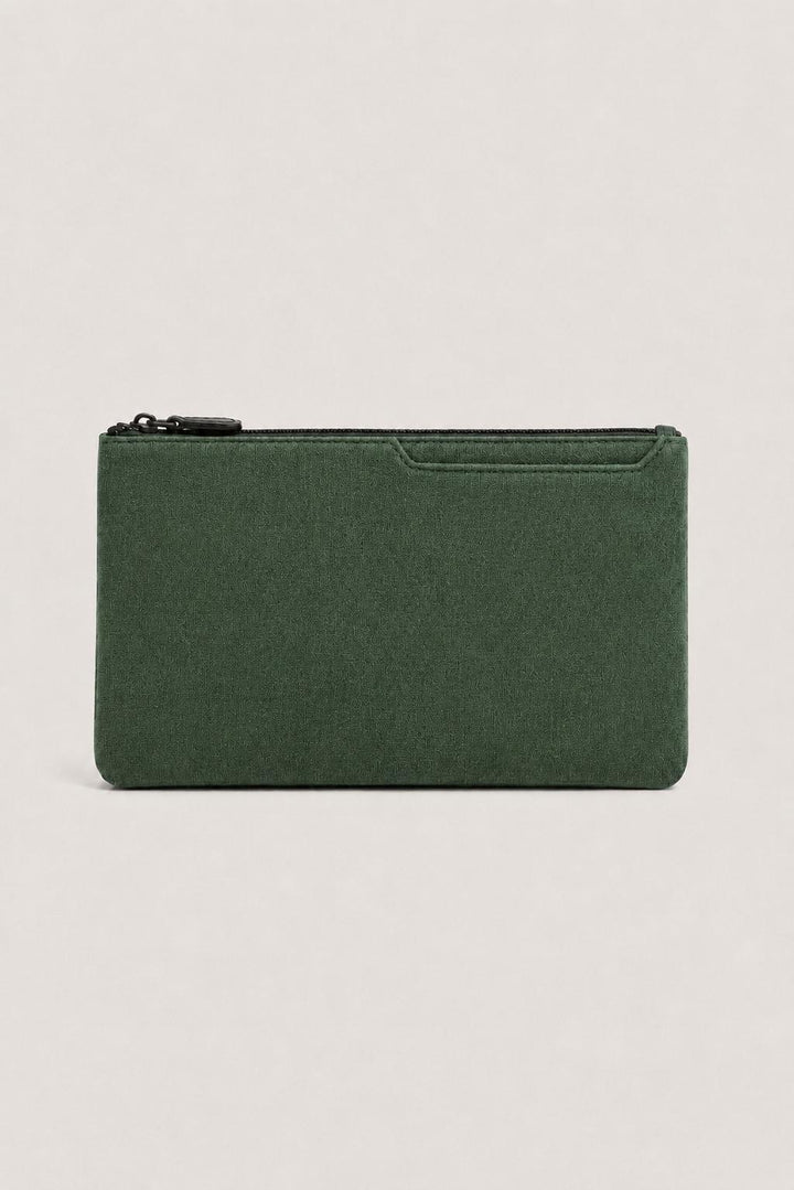 Markus Berlin Herren Clutch-Tasche Dunkelgrün, Vorderansicht