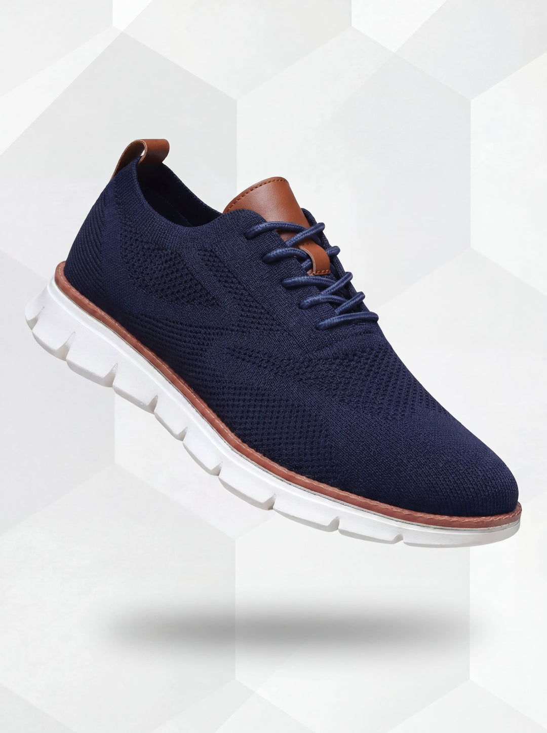 Markus Berlin Herren Sneaker Marineblau, Vorderansicht