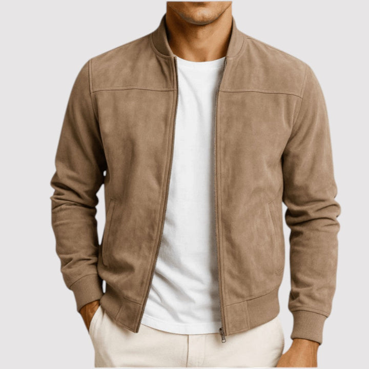 Markus Berlin Herren Jacke mit Stehkragen, Vorderansicht
