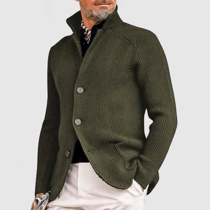 Markus Berlin Herren Strickcardigan, Vorderansicht