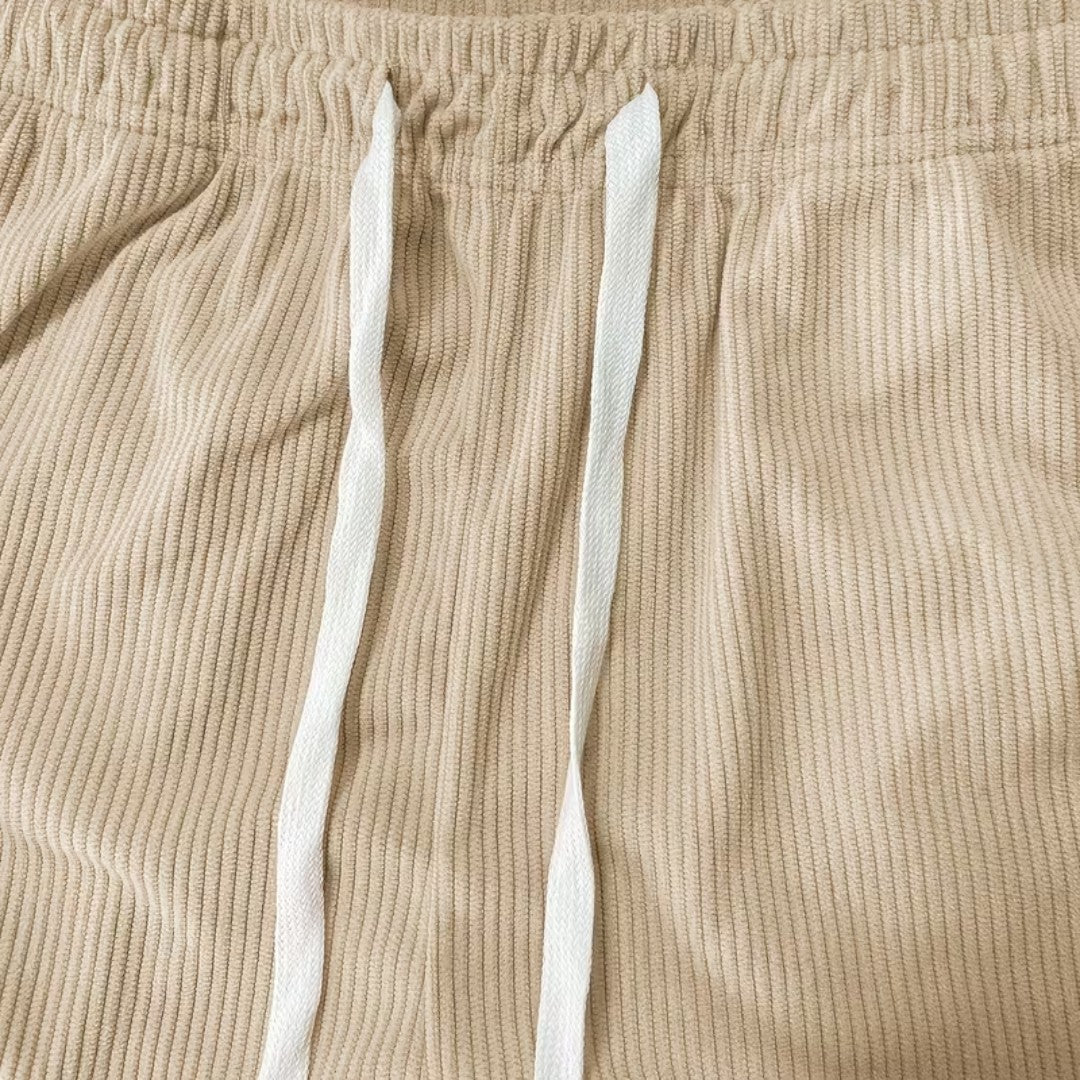 Markus Berlin Herren Strukturierte Shorts, Vorderansicht