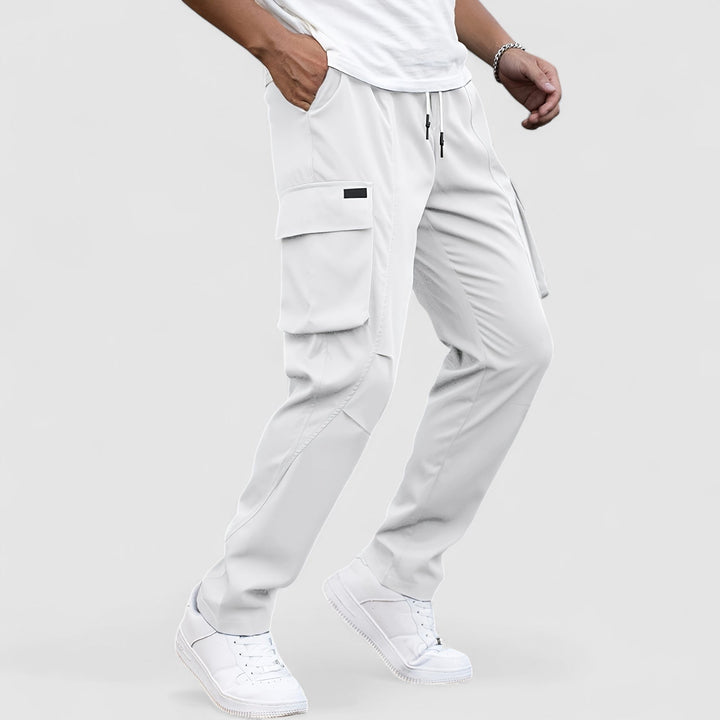 Markus Berlin Herren Wasserdichte Stretch-Cargohose, Vorderansicht