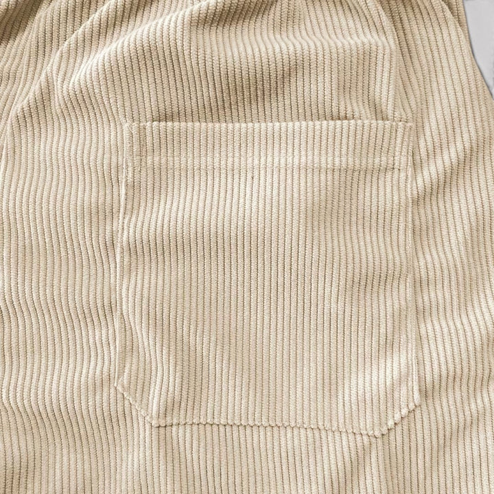 Markus Berlin Herren Strukturierte Shorts, Vorderansicht