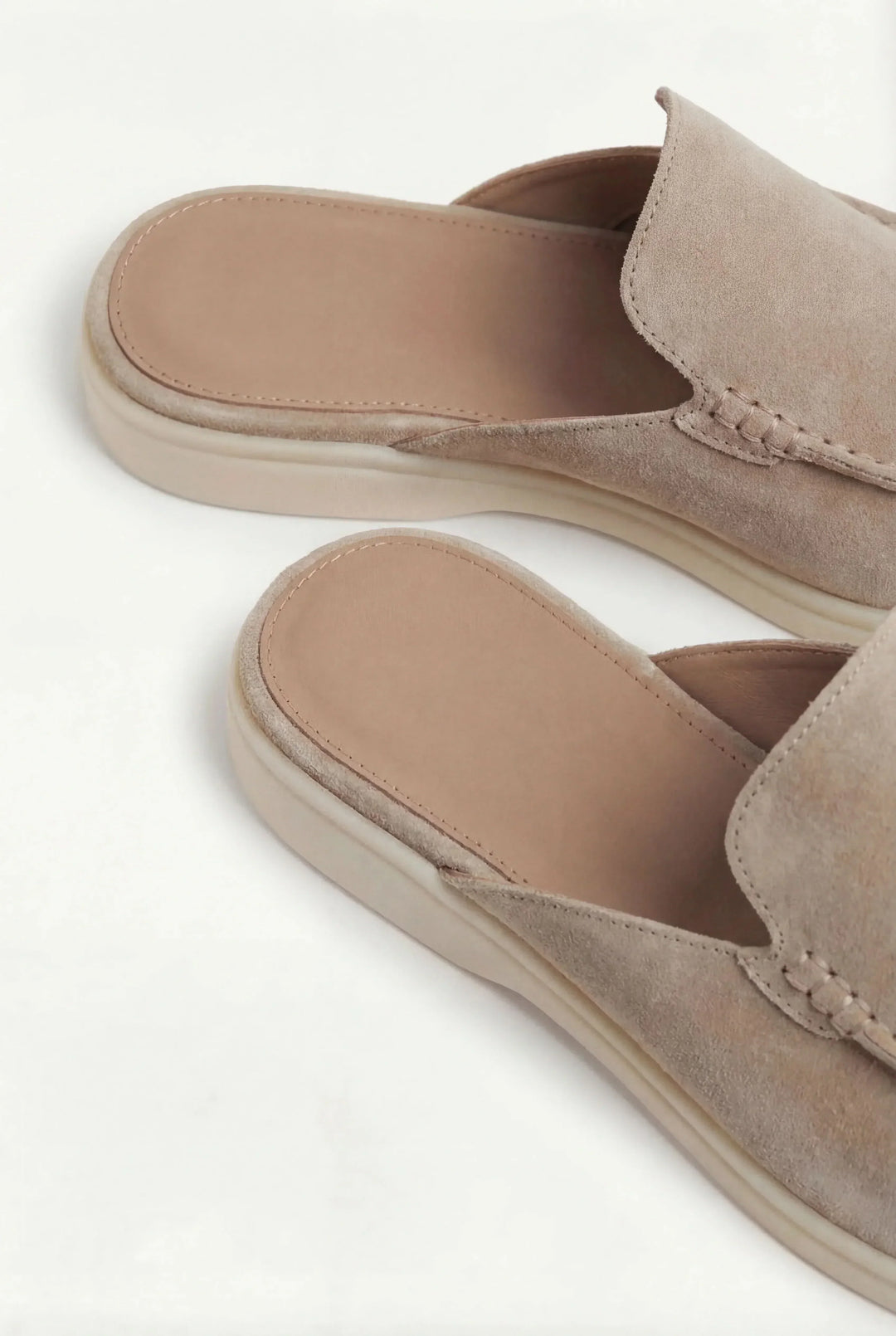 Markus Berlin Herren Mule Beige, Vorderansicht