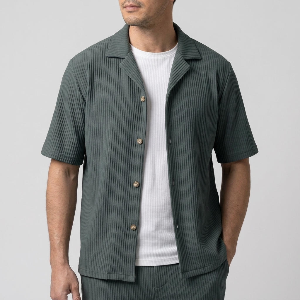 Markus Berlin Herren Shirt & Shorts Set, Vorderansicht