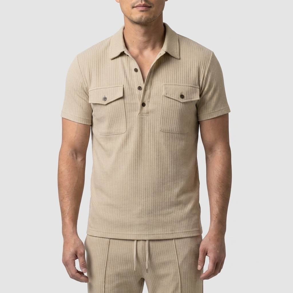 Markus Berlin Herren Shirt & Shorts Set, Vorderansicht