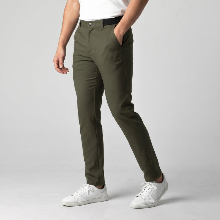 Markus Berlin Herren Stretch-Hose für den Alltag, Vorderansicht