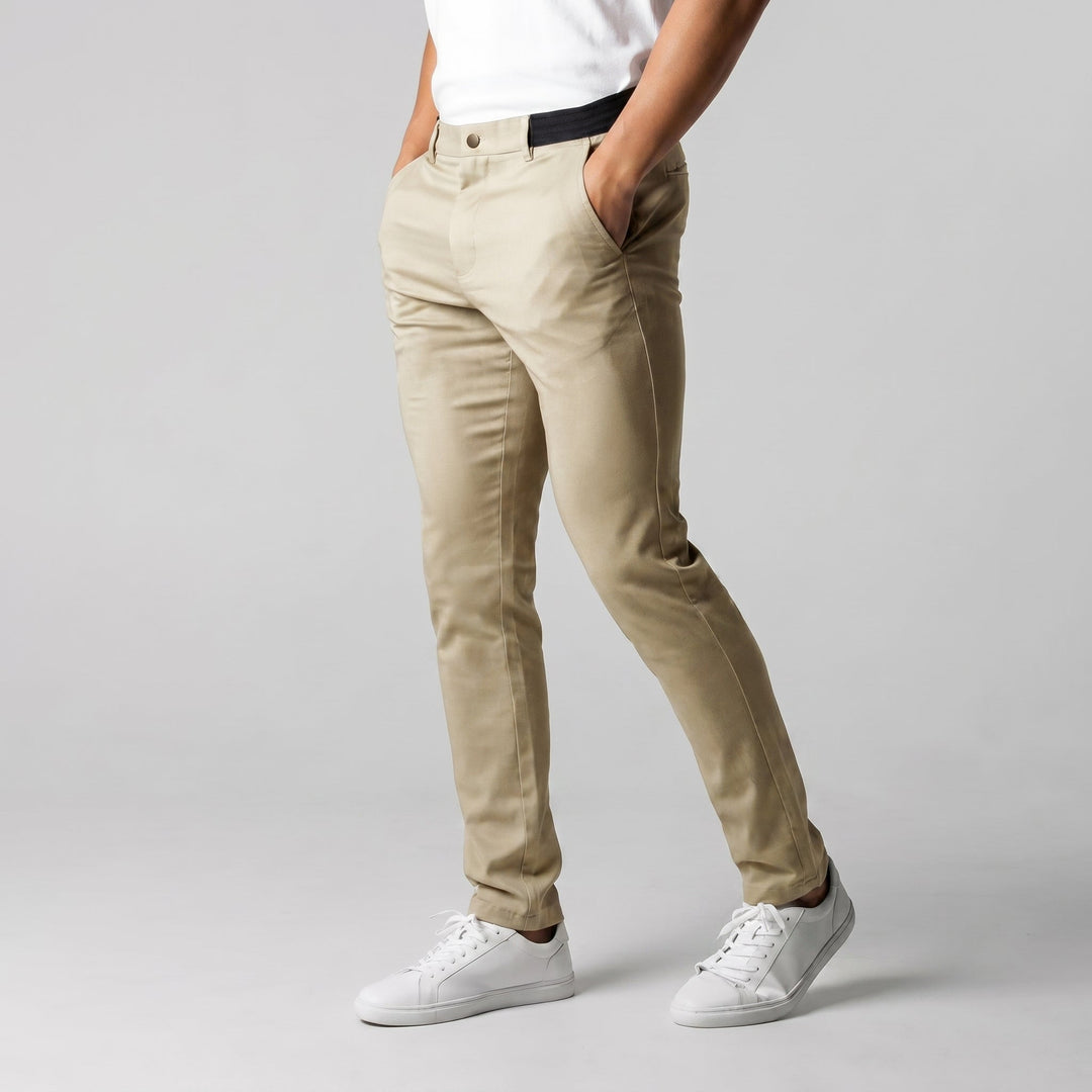 Markus Berlin Herren Stretch-Hose für den Alltag, Vorderansicht