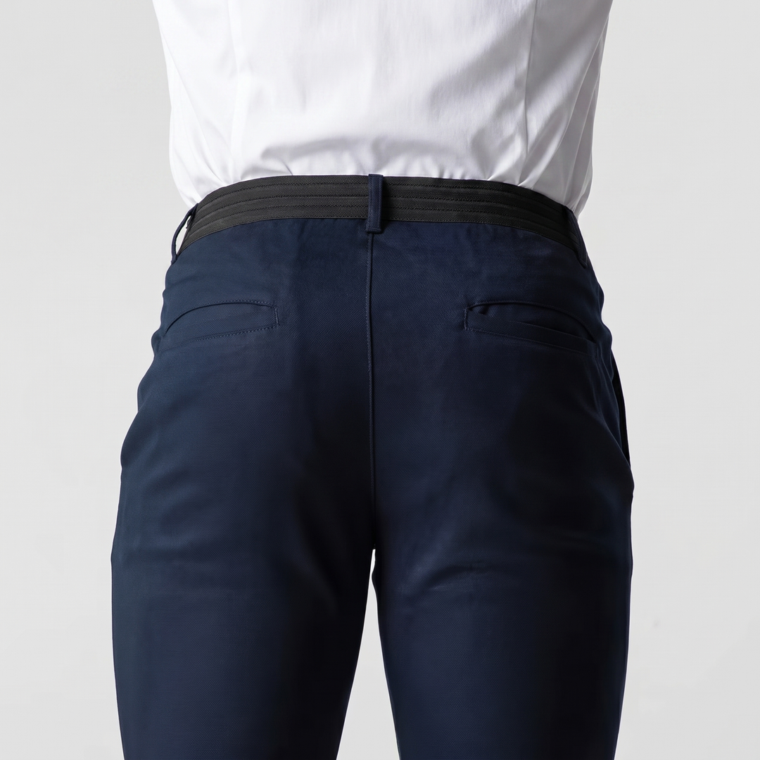 Markus Berlin Herren Stretch-Hose für den Alltag, Vorderansicht