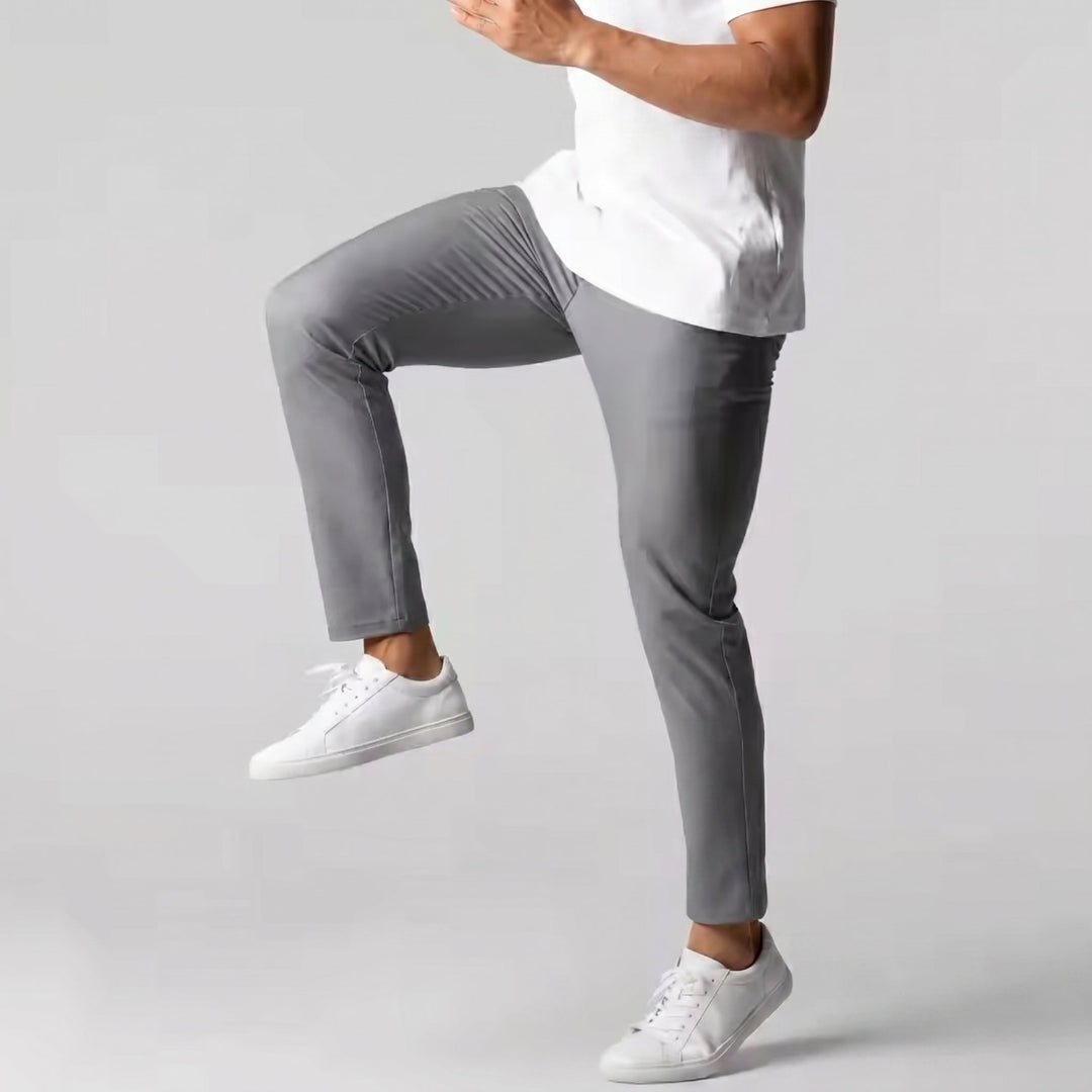 Markus Berlin Herren Stretch-Hose für den Alltag, Vorderansicht