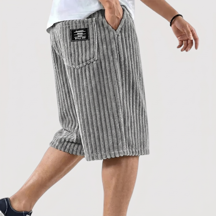Markus Berlin Herren Weiche Rippshorts, Vorderansicht