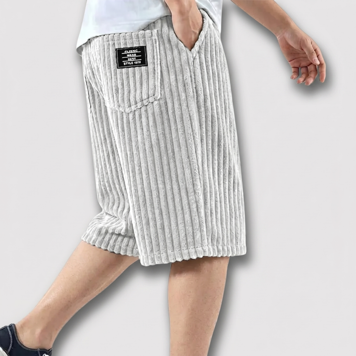 Markus Berlin Herren Weiche Rippshorts, Vorderansicht