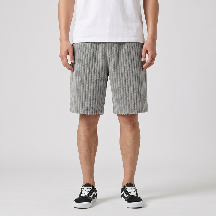 Markus Berlin Herren Weiche Rippshorts, Vorderansicht