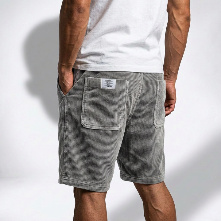 Markus Berlin Herren Leichte Rippshorts, Vorderansicht
