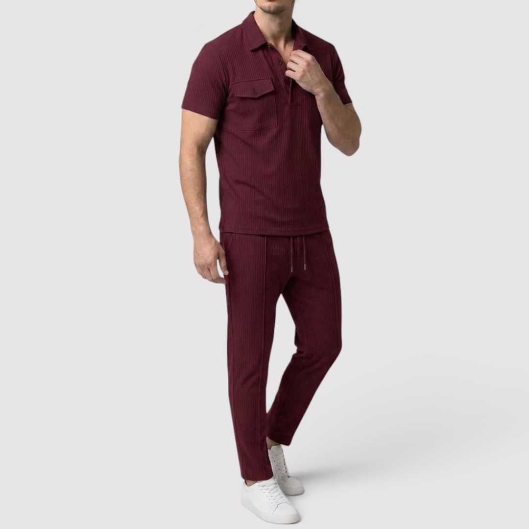 Markus Berlin Herren Shirt & Shorts Set, Vorderansicht