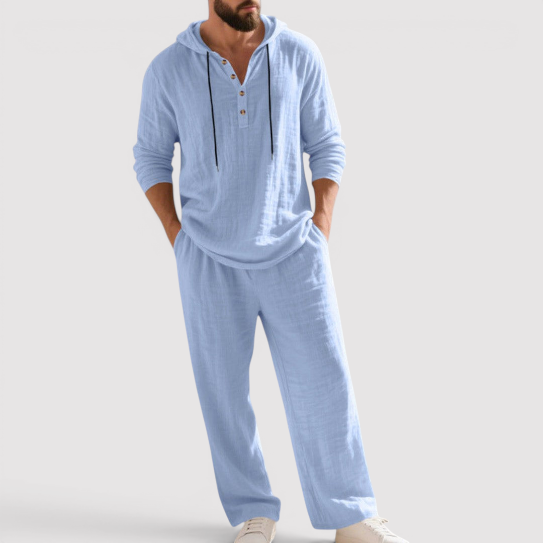 Markus Berlin Herren Sweatshirt-Hosen-Set, Vorderansicht
