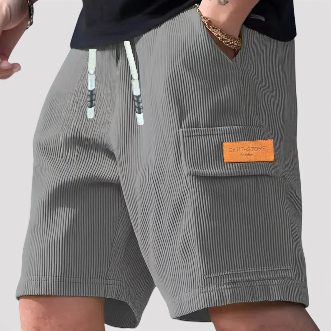 Markus Berlin Herren Rippshorts, Vorderansicht