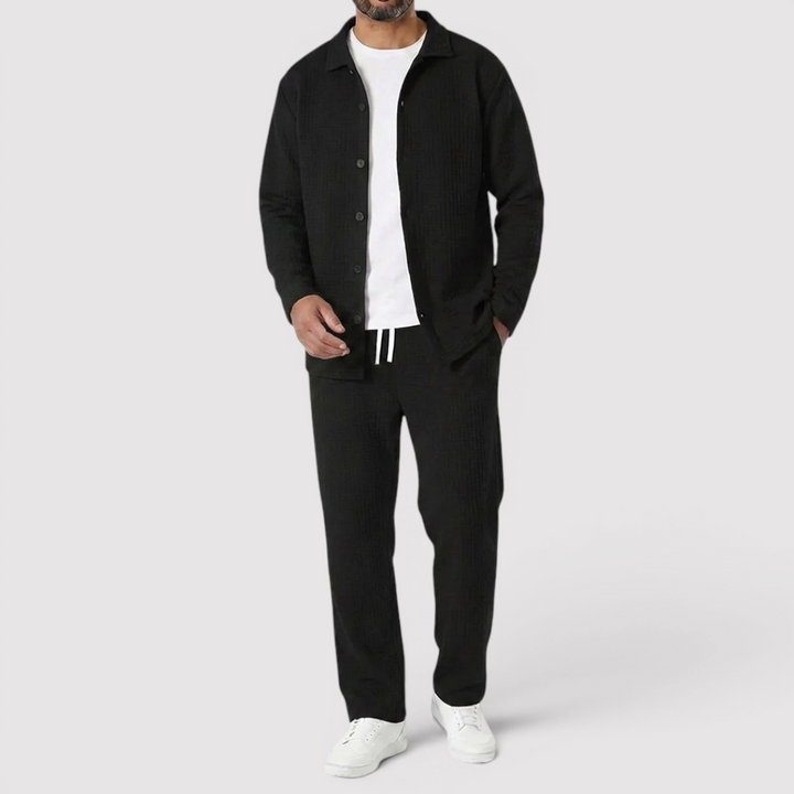 Markus Berlin Herren Shirt & Hose Set, Vorderansicht