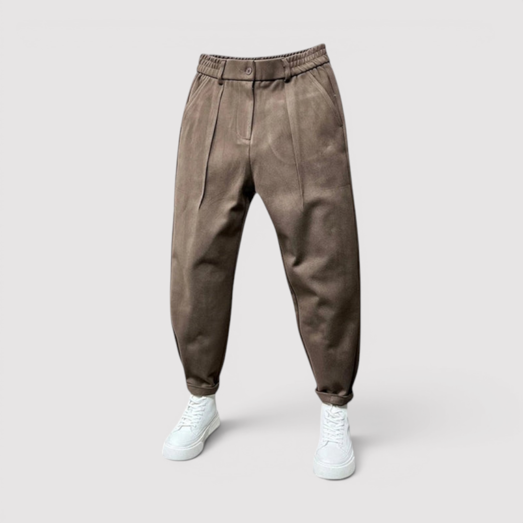 Markus Berlin Herren Leichte Tapered-Hose, Vorderansicht