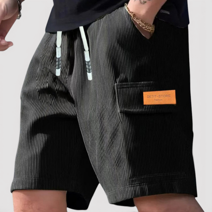 Markus Berlin Herren Rippshorts, Vorderansicht