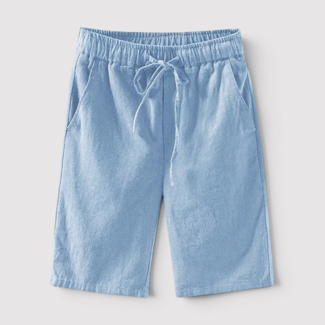 Markus Berlin Herren Luftige Sommer-Shorts, Vorderansicht