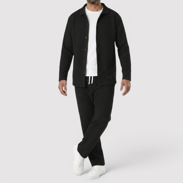 Markus Berlin Herren Shirt & Hose Set, Vorderansicht