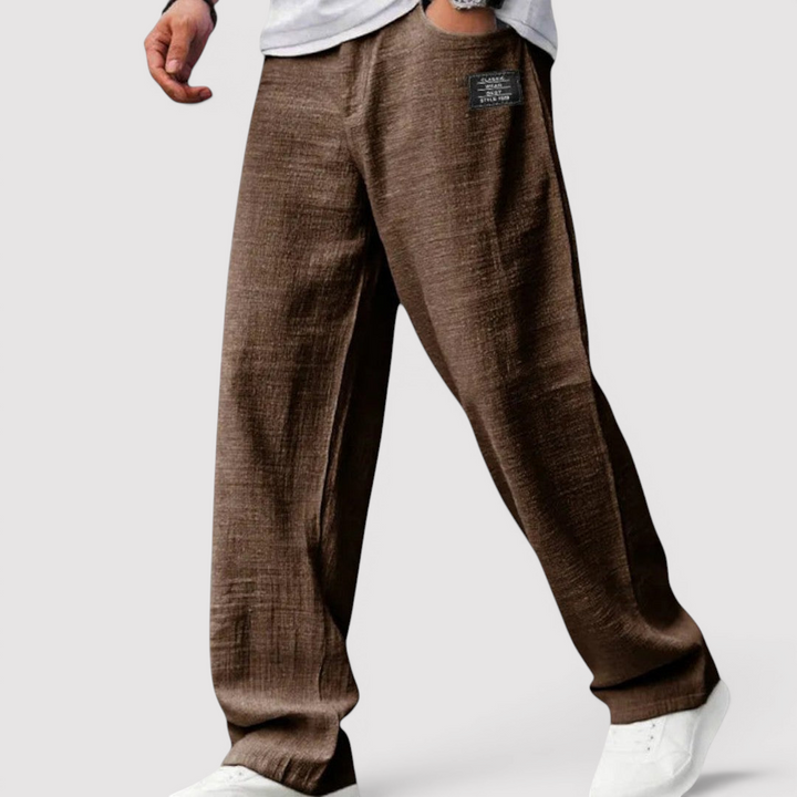Markus Berlin Herren Leichte Relaxed-Hose, Vorderansicht