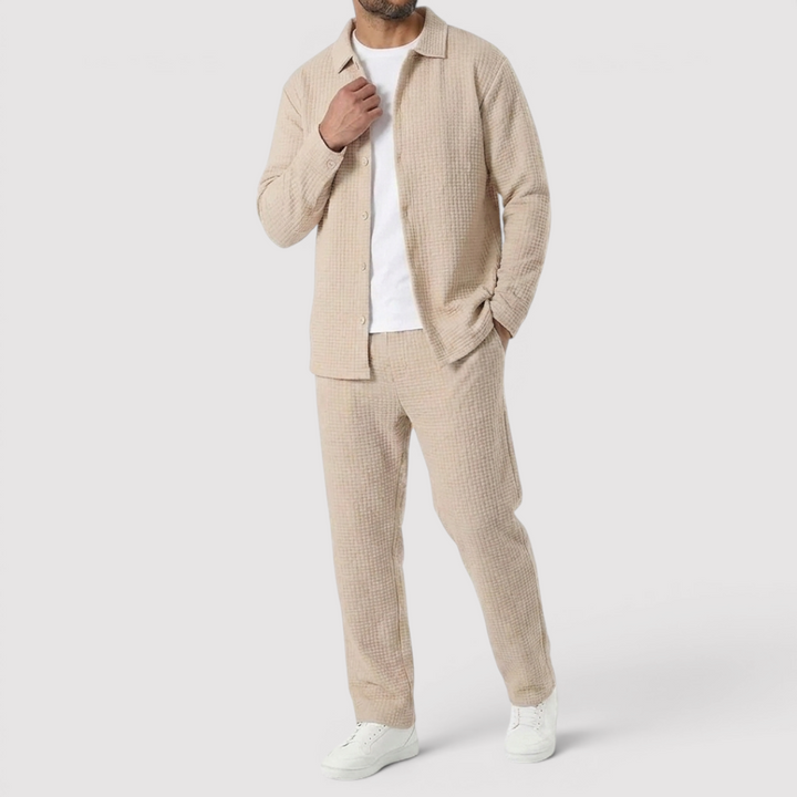 Markus Berlin Herren Shirt & Hose Set, Vorderansicht