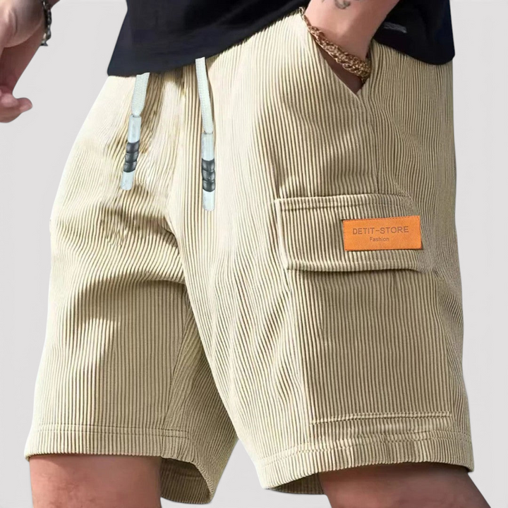 Markus Berlin Herren Rippshorts, Vorderansicht