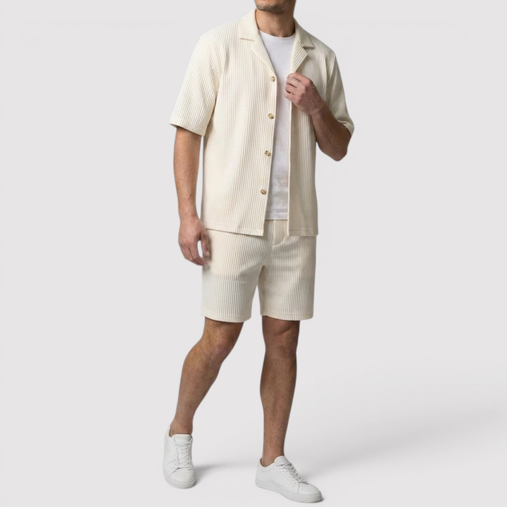 Markus Berlin Herren Shirt & Shorts Set, Vorderansicht