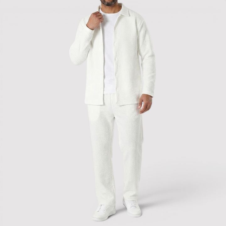Markus Berlin Herren Shirt & Hose Set, Vorderansicht