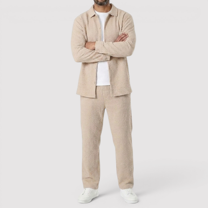 Markus Berlin Herren Shirt & Hose Set, Vorderansicht