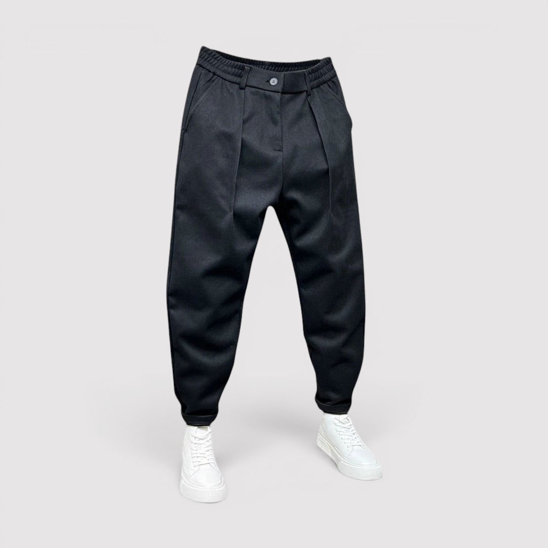 Markus Berlin Herren Leichte Tapered-Hose, Vorderansicht
