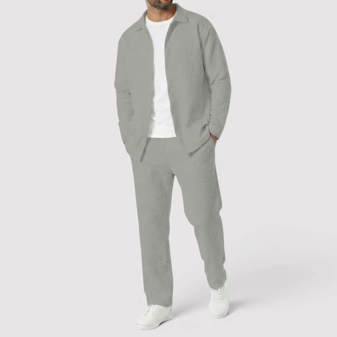 Markus Berlin Herren Shirt & Hose Set, Vorderansicht