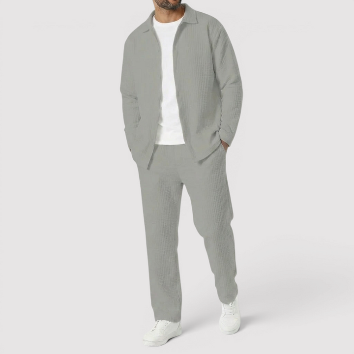 Markus Berlin Herren Shirt & Hose Set, Vorderansicht