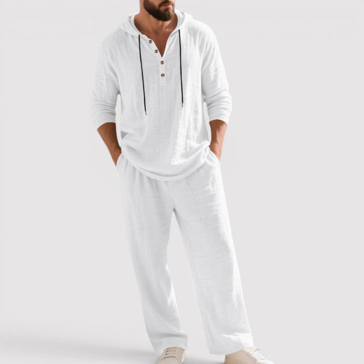 Markus Berlin Herren Sweatshirt-Hosen-Set, Vorderansicht