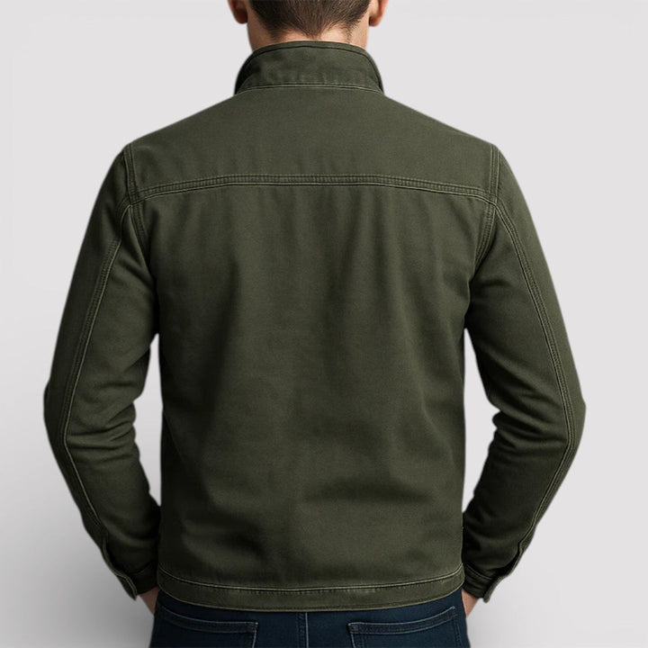 Markus Berlin Herren Vintage-Jacke, Vorderansicht