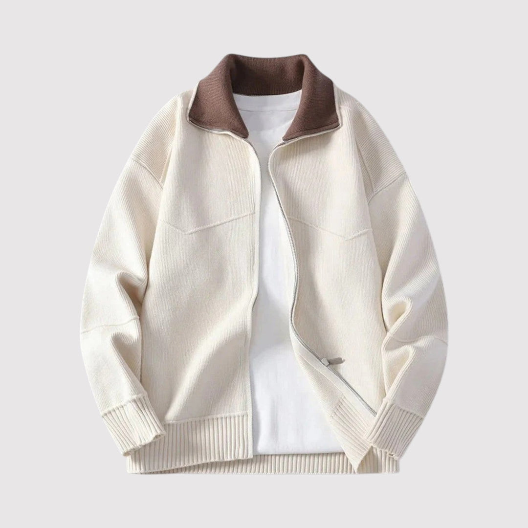 Markus Berlin Herren Strickjacke, Vorderansicht