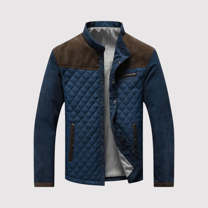 Markus Berlin Herren Jacke mit klarer Silhouette, Vorderansicht