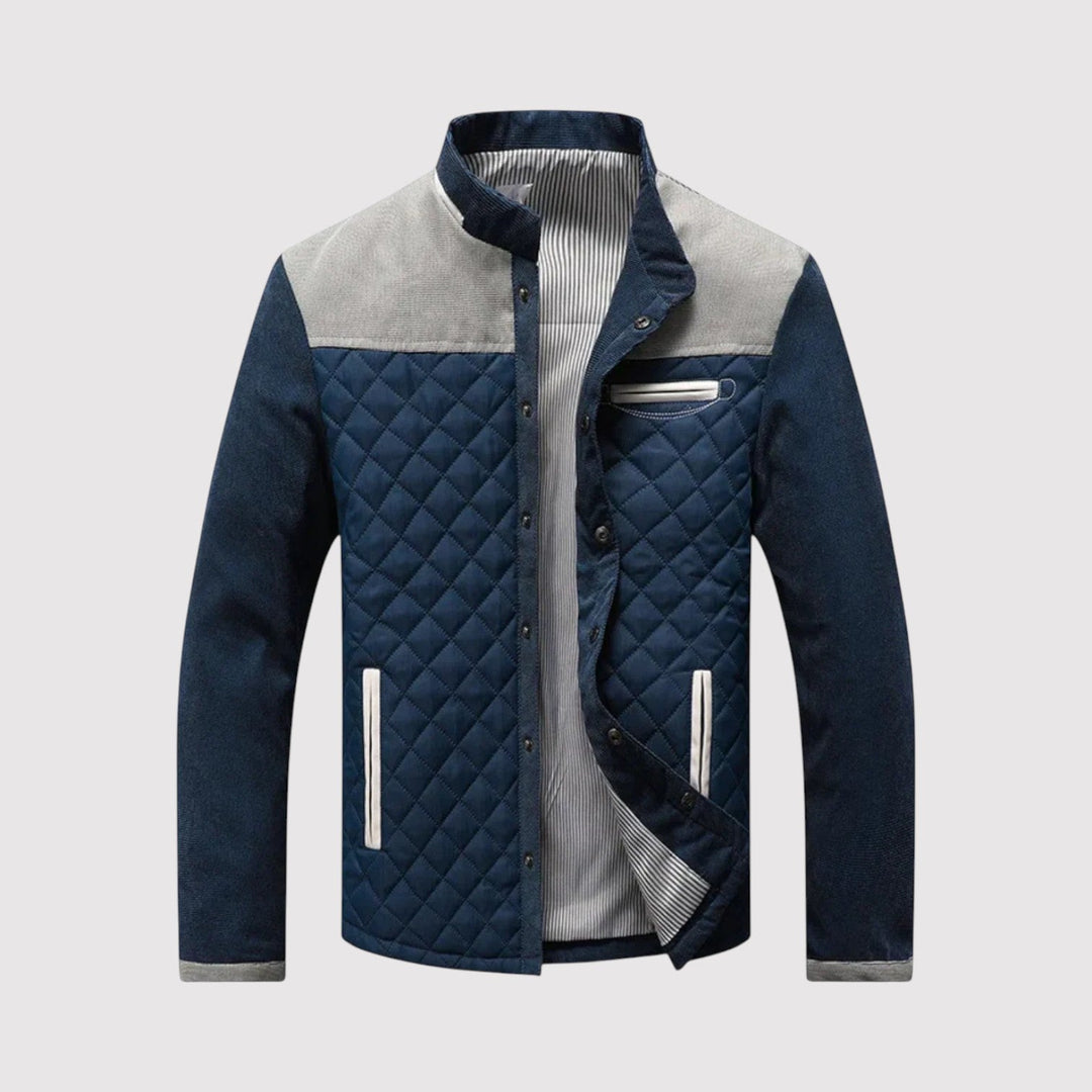 Markus Berlin Herren Jacke mit klarer Silhouette, Vorderansicht