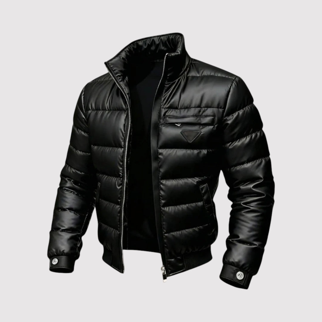 Markus Berlin Herren Pufferjacke, Vorderansicht