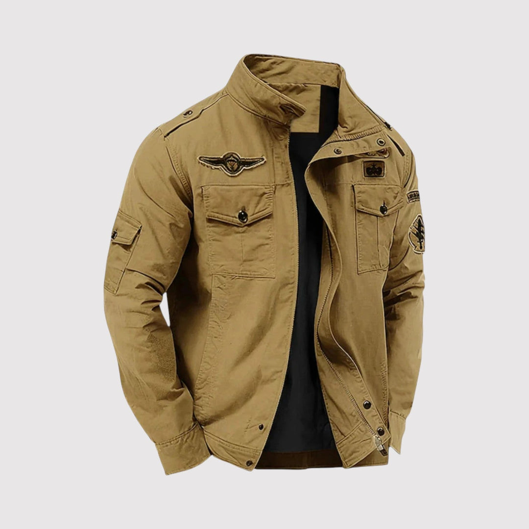 Markus Berlin Herren Militärjacke, Vorderansicht