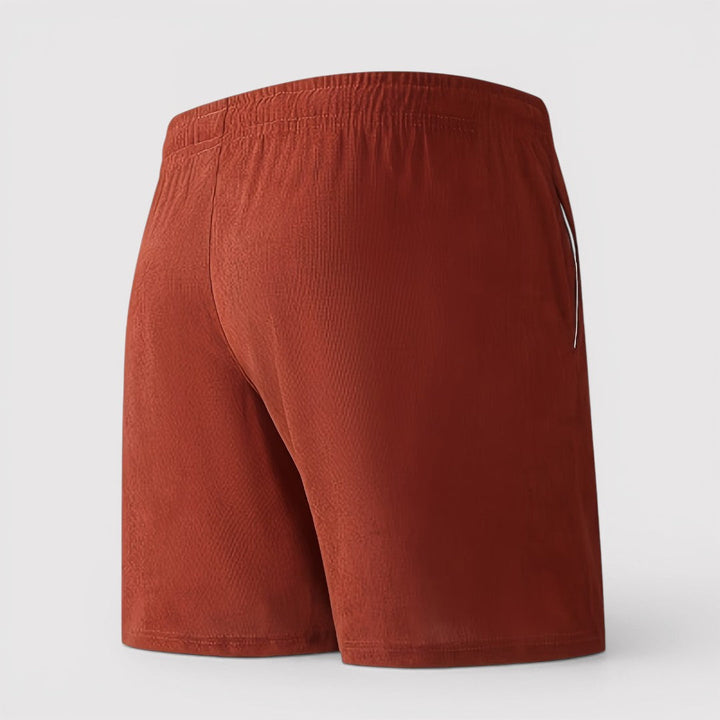 Markus Berlin Herren Gerippte Shorts, Vorderansicht