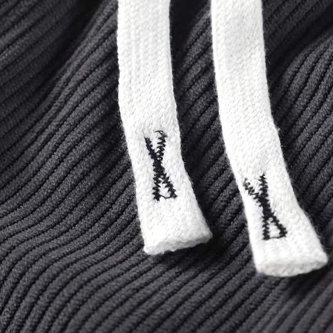 Markus Berlin Herren Rippstrick-Shorts, Vorderansicht