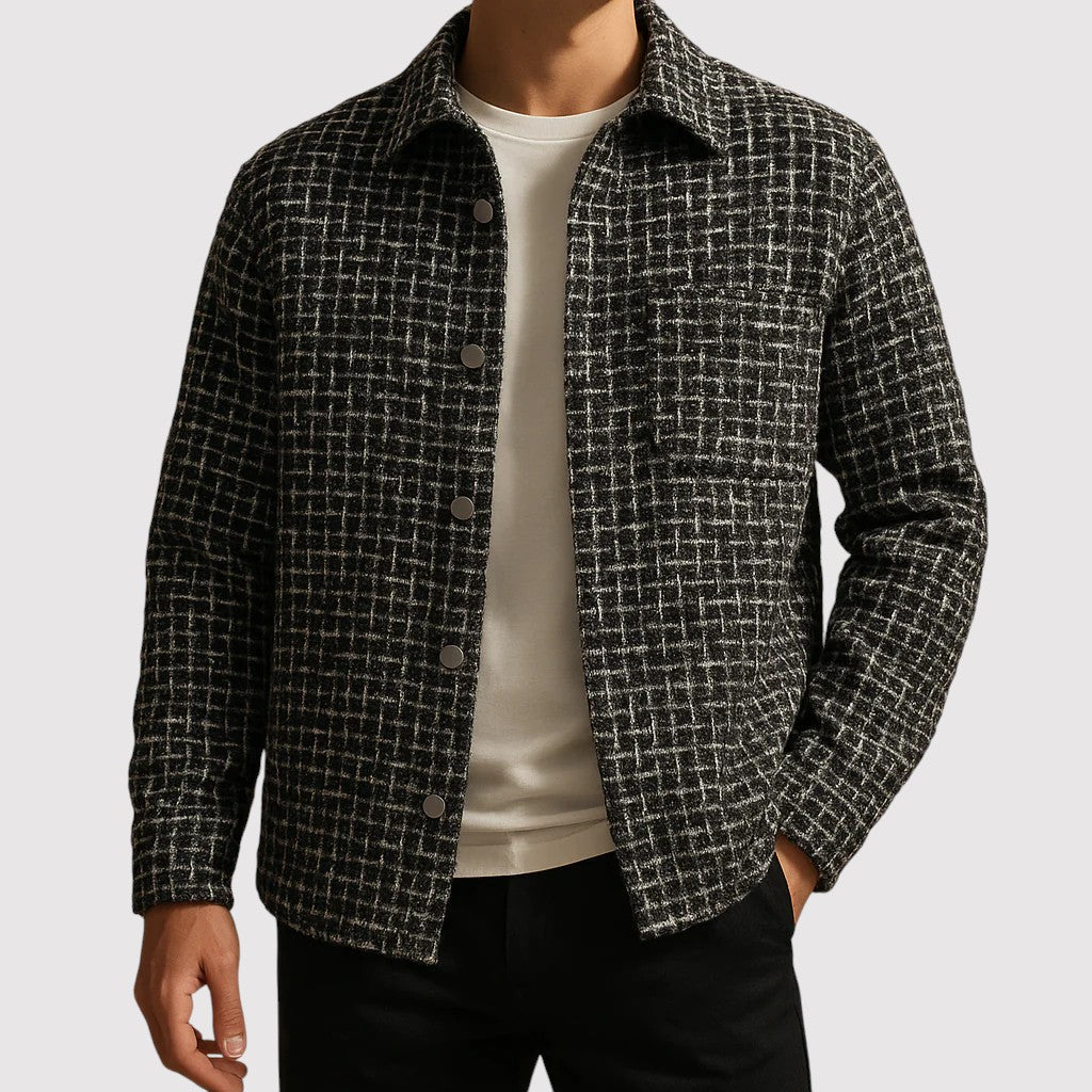 Markus Berlin Herren Overshirt, Vorderansicht