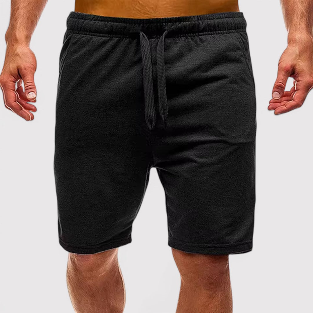 Markus Berlin Herren Leichte Basic-Shorts, Vorderansicht
