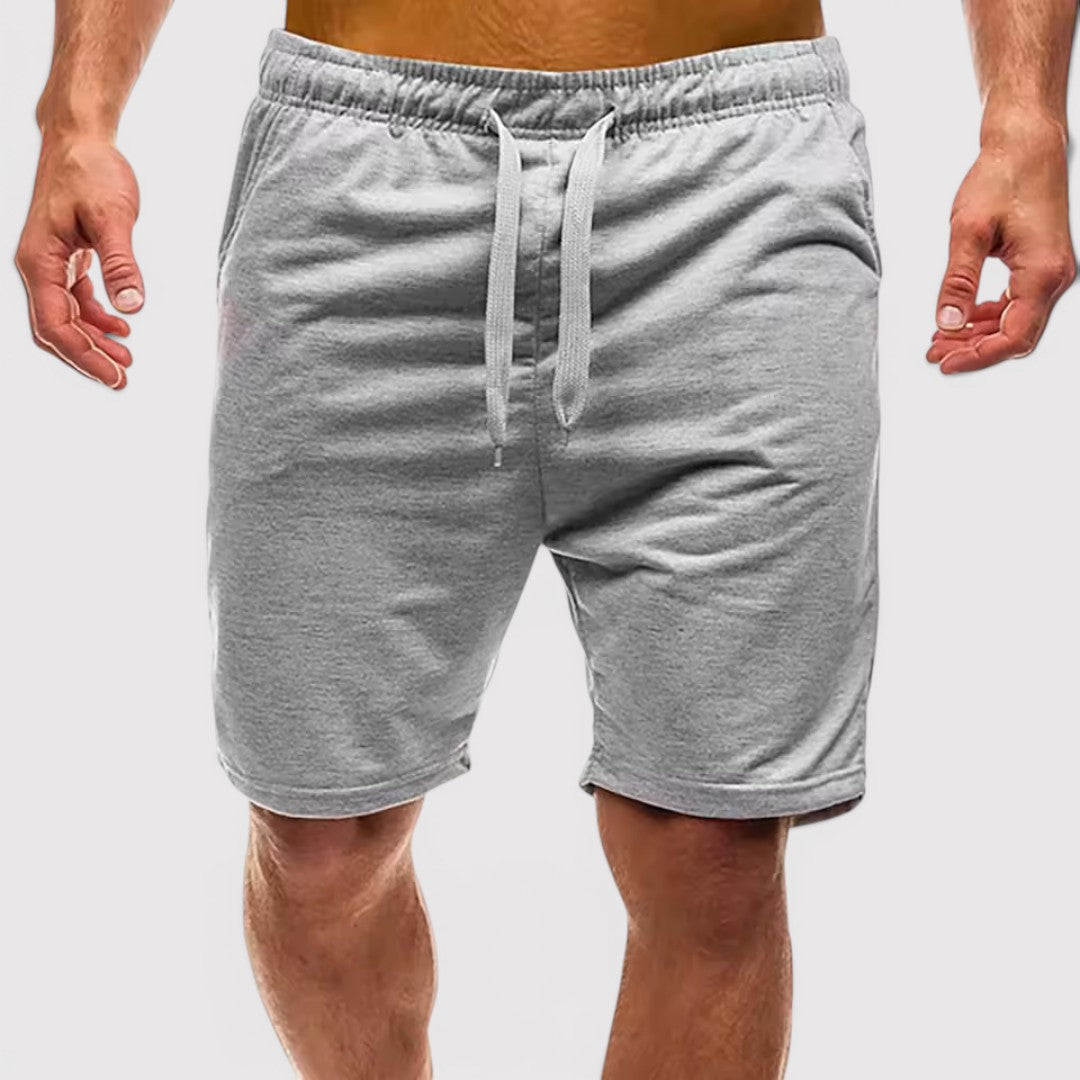 Markus Berlin Herren Leichte Basic-Shorts, Vorderansicht
