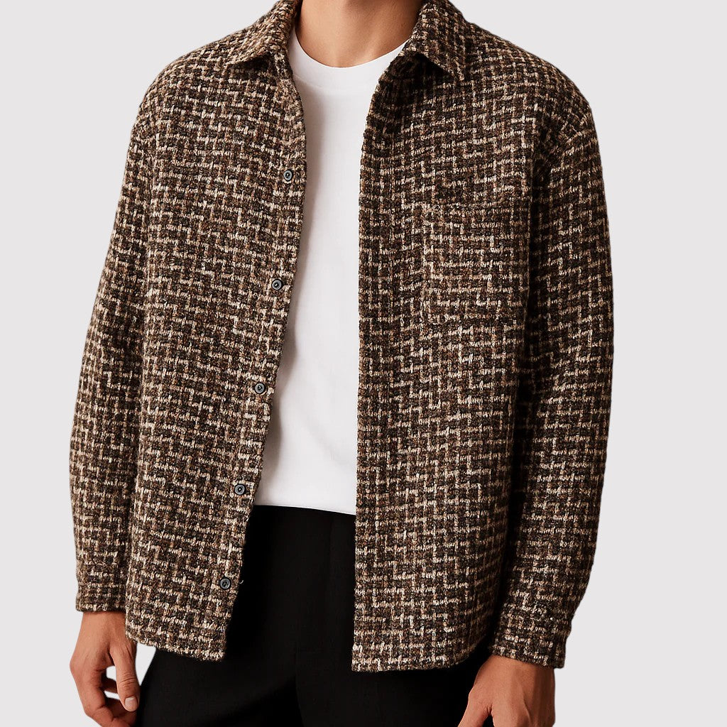 Markus Berlin Herren Overshirt, Vorderansicht