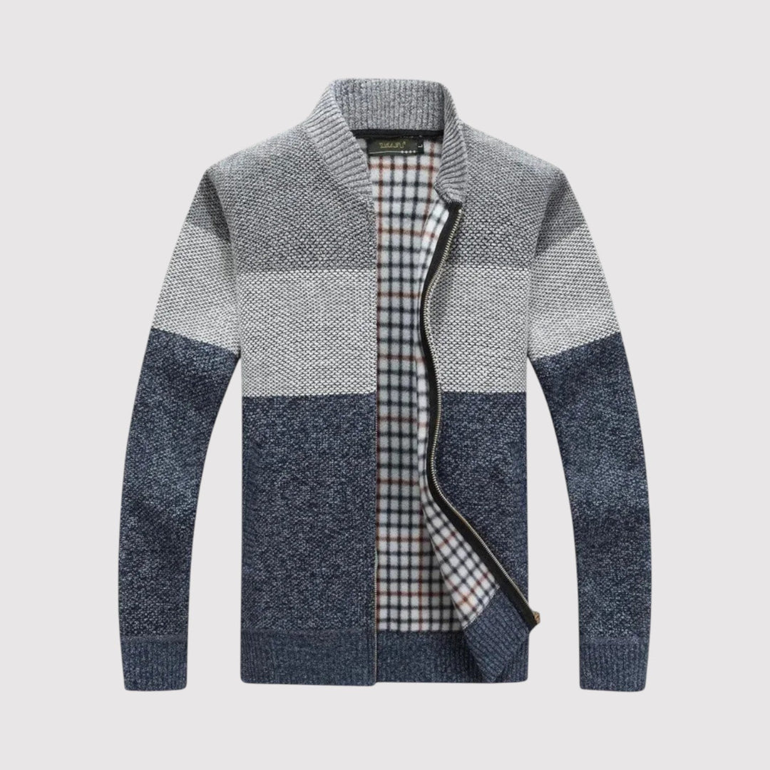 Markus Berlin Herren Strickcardigan, Vorderansicht