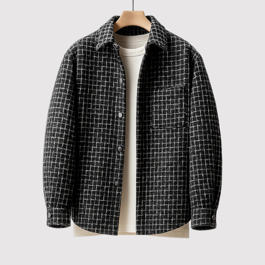 Markus Berlin Herren Overshirt, Vorderansicht